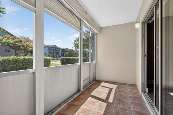 a view of a balcony