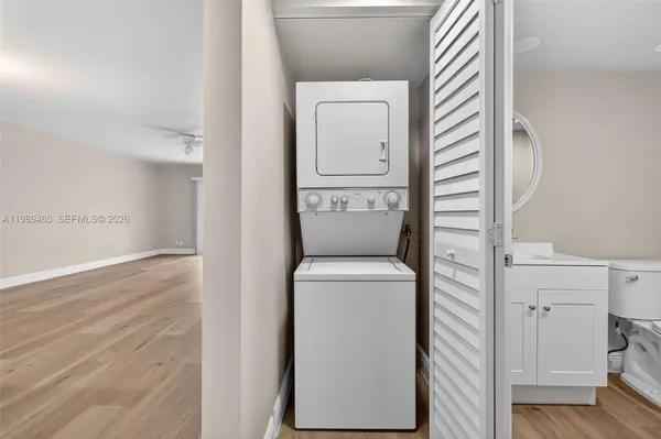 a view of washer and dryer