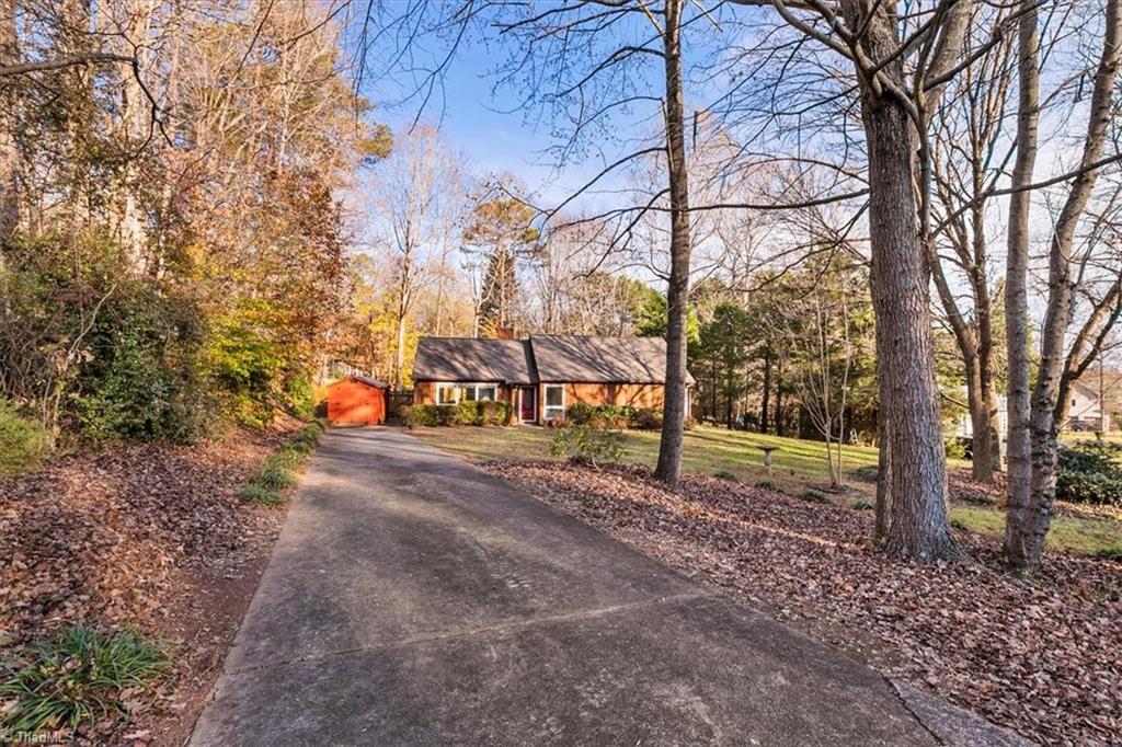 5506 Salem View Road Pfafftown, NC 27040 - Photo 5 of 43 Home is tucked back off the street for privacy