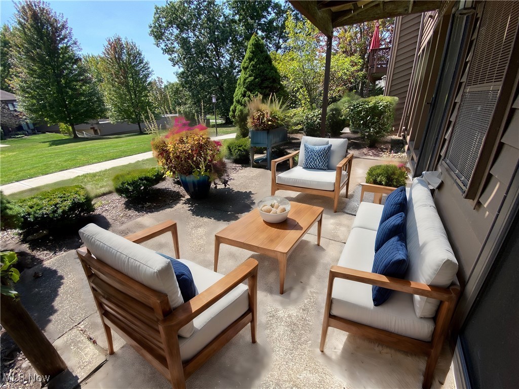 985 Canyon View Road, Unit 102B Northfield, OH 44067 - Photo 14 of 32 Patio-VIRTUALLY STAGED