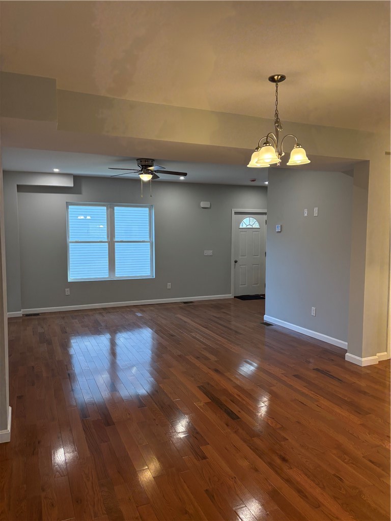 184 Avenue C, Unit M3 Woonsocket, RI 02895 - Photo 2 of 11 Spacious living and dining area with beautiful hardwood floors.