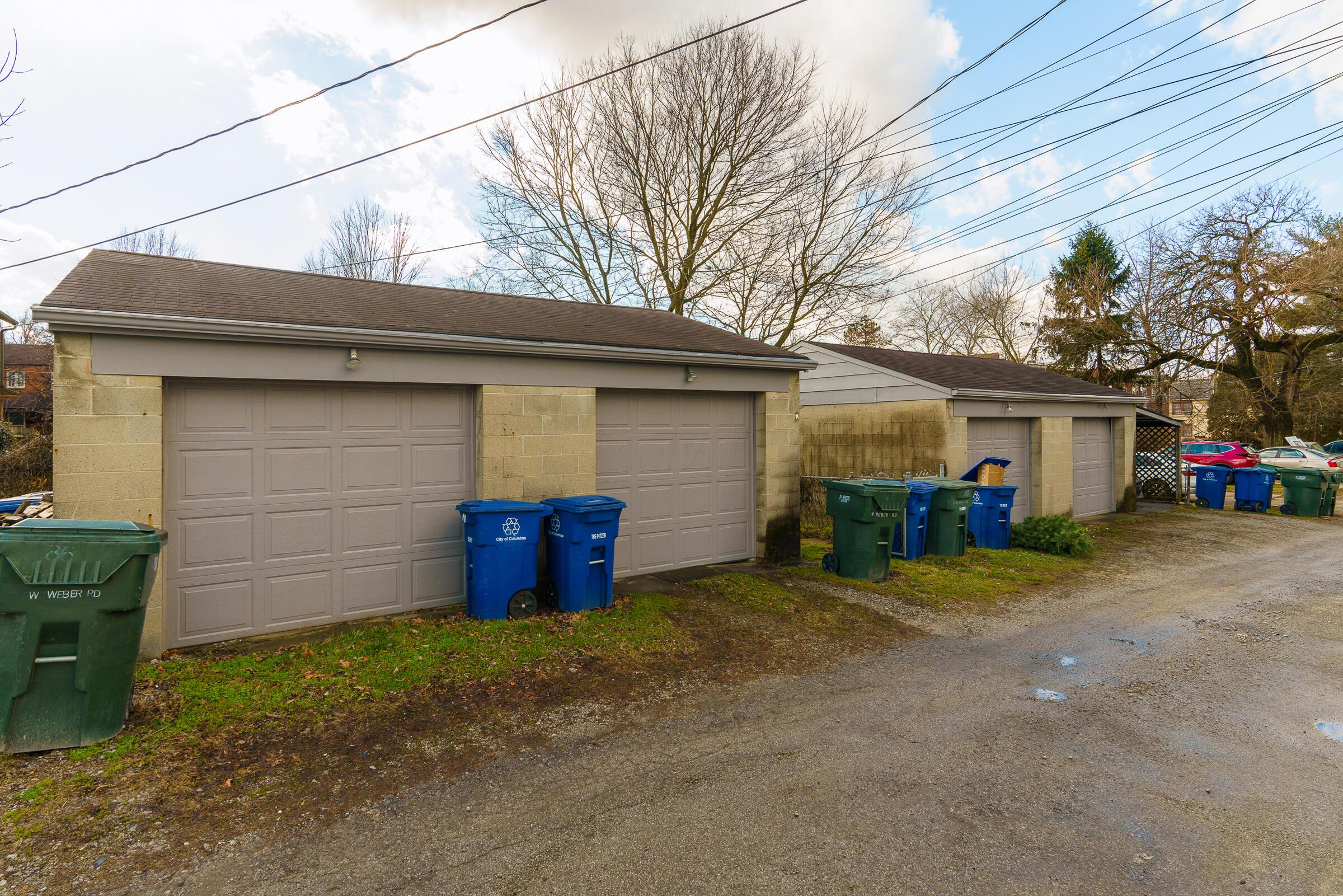 90 West Weber Road Columbus, OH 43202 - Photo 26 of 31 Alley view of the garages