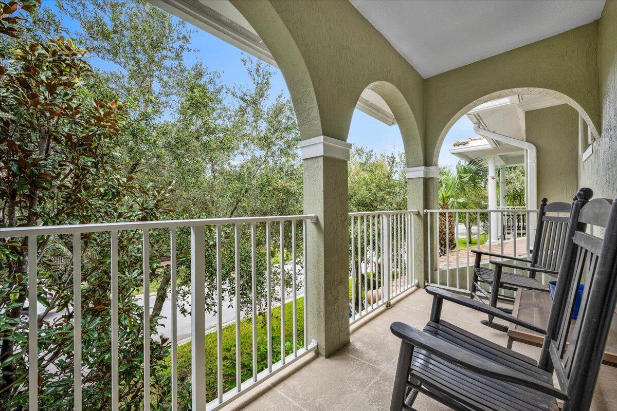 1108 South Community Drive Jupiter, FL 33458 - Photo 11 of 38 a view of balcony with wooden floor