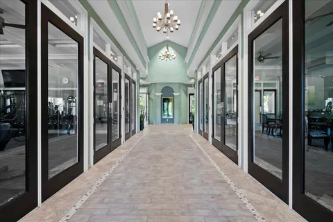 a view of outdoor space with seating area