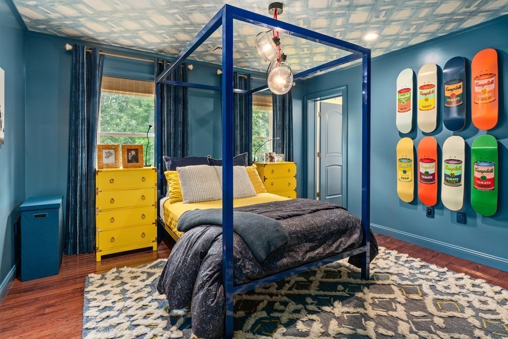 25 Westcliff Road Weston, MA 02493 - Photo 13 of 19 a bedroom with a bed and wooden floor