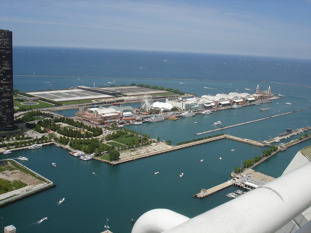 195 North Harbor Drive, Unit 905 Chicago, IL 60601 - Photo 14 of 19 a view of a lake with a mountain