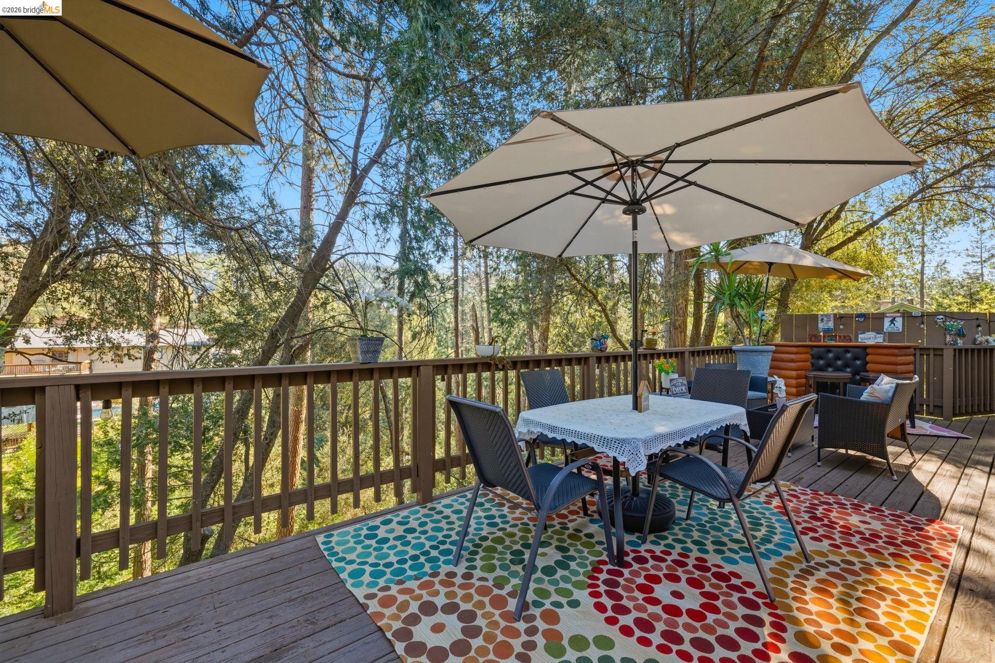 21999 Fallview Drive Sonora, CA 95370 - Photo 26 of 36 Deck featuring outdoor dining area