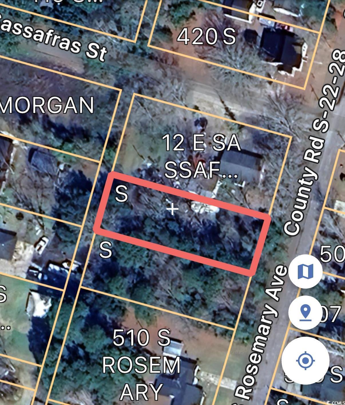 2-lots - Tbd South Rosemary Avenue Andrews, SC 29510 - Photo 3 of 4 Map of property location