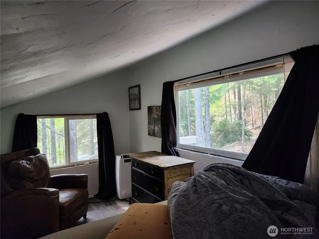 a big yard with lots of green space