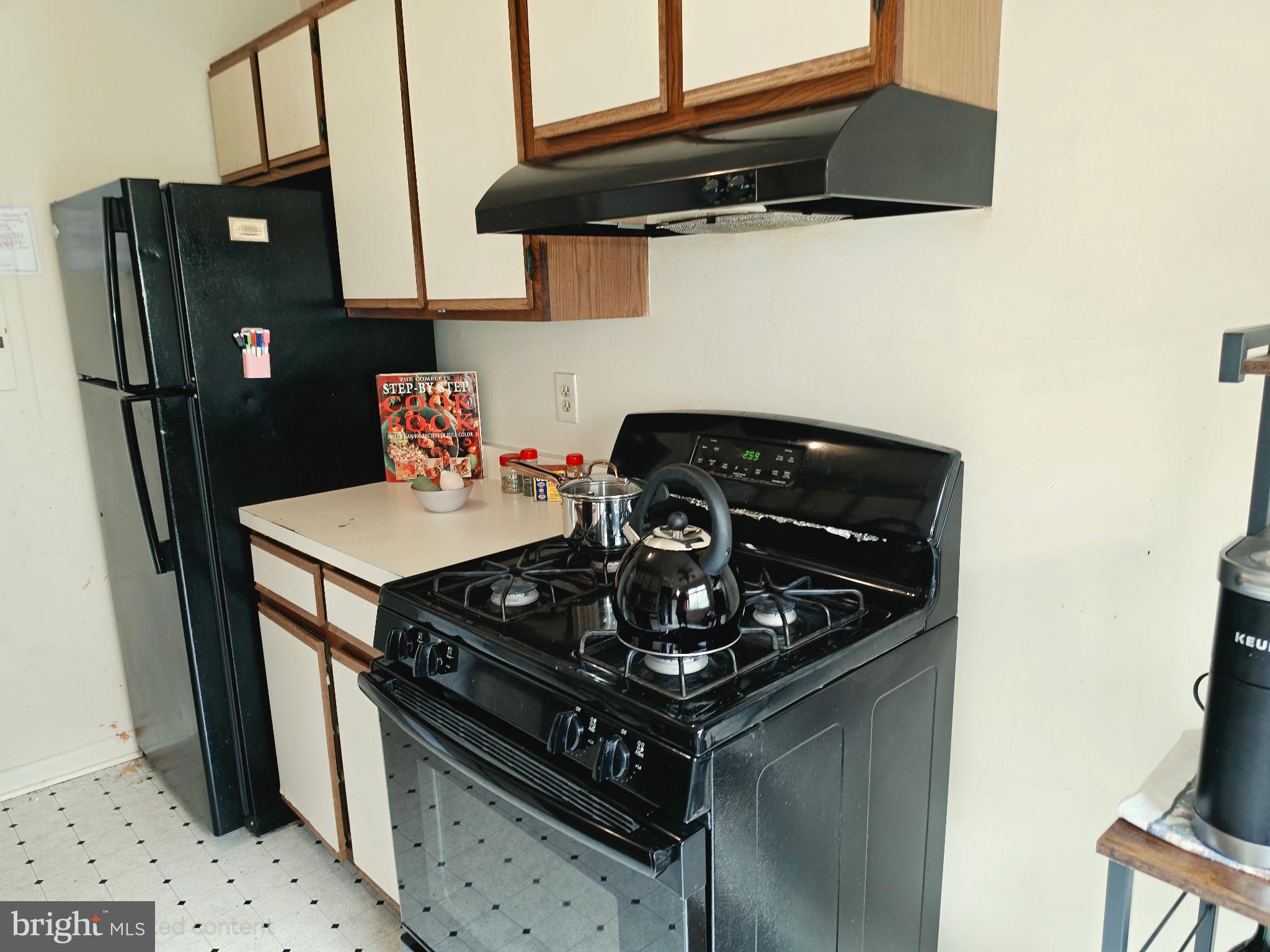 3384 Hewitt Avenue, Unit 201 Silver Spring, MD 20906 - Photo 5 of 10 a kitchen with stainless steel appliances granite countertop a stove and a refrigerator