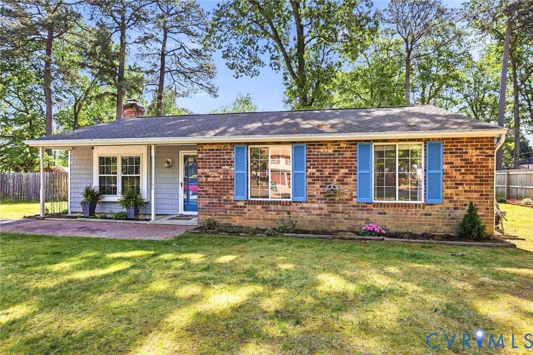4309 Gladewater Road Henrico, VA 23294 - Photo 1 of 1 Brick and Vinyl Ranch with updated windows
