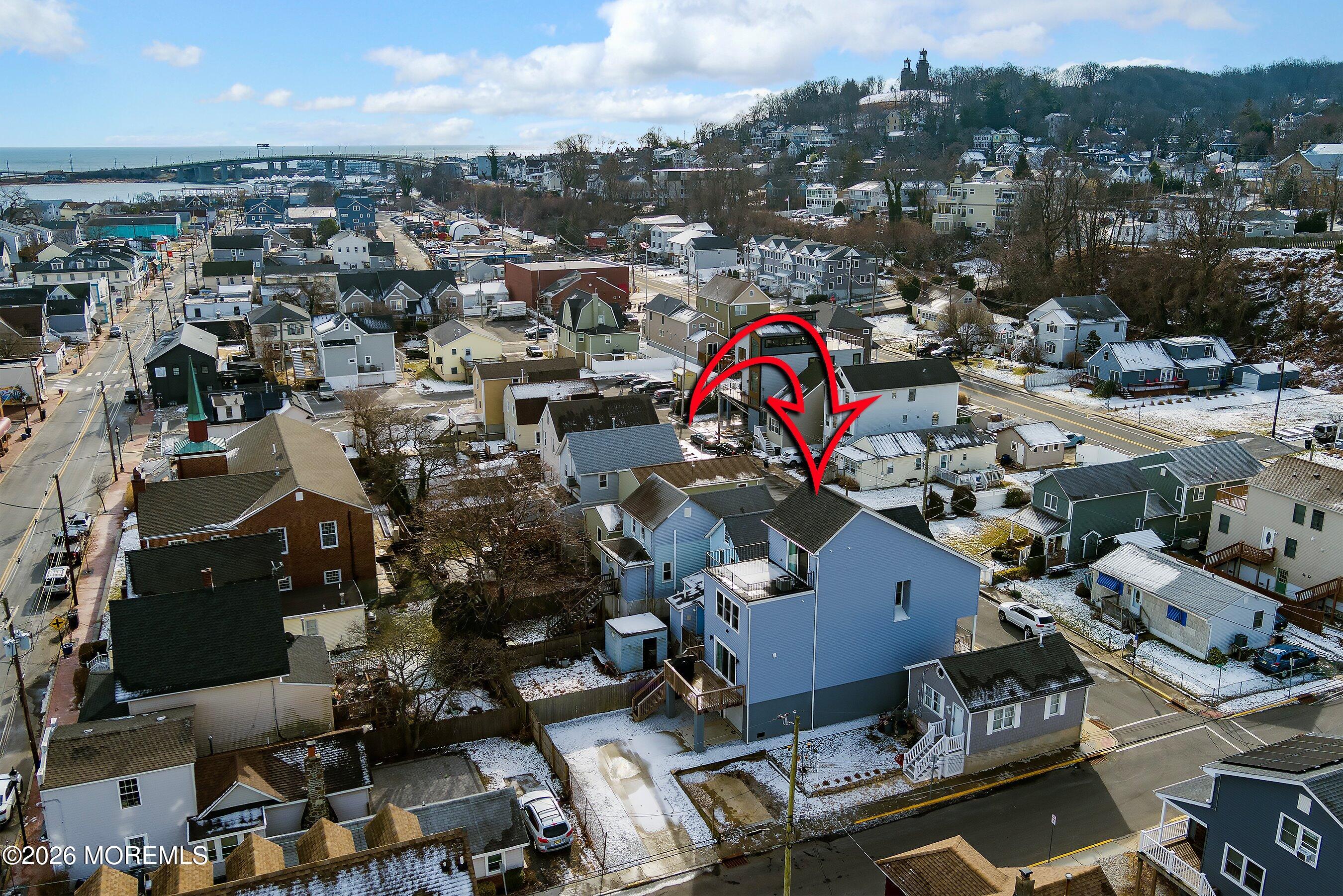 28 2nd Street Highlands, NJ 07732 - Photo 44 of 56 47-Rear Right 1 with Arrow