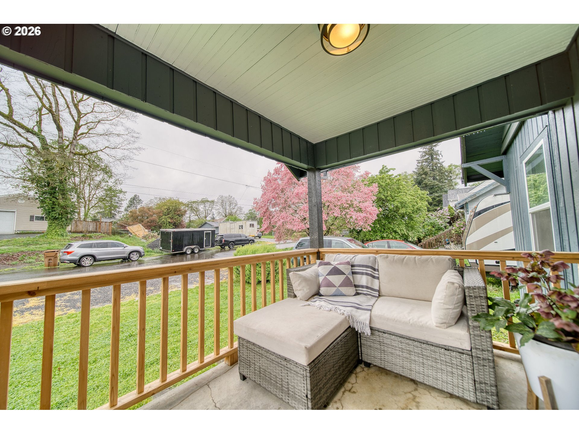 274 North 3rd Street St. Helens, OR 97051 - Photo 6 of 30 a view of a two chair in the balcony
