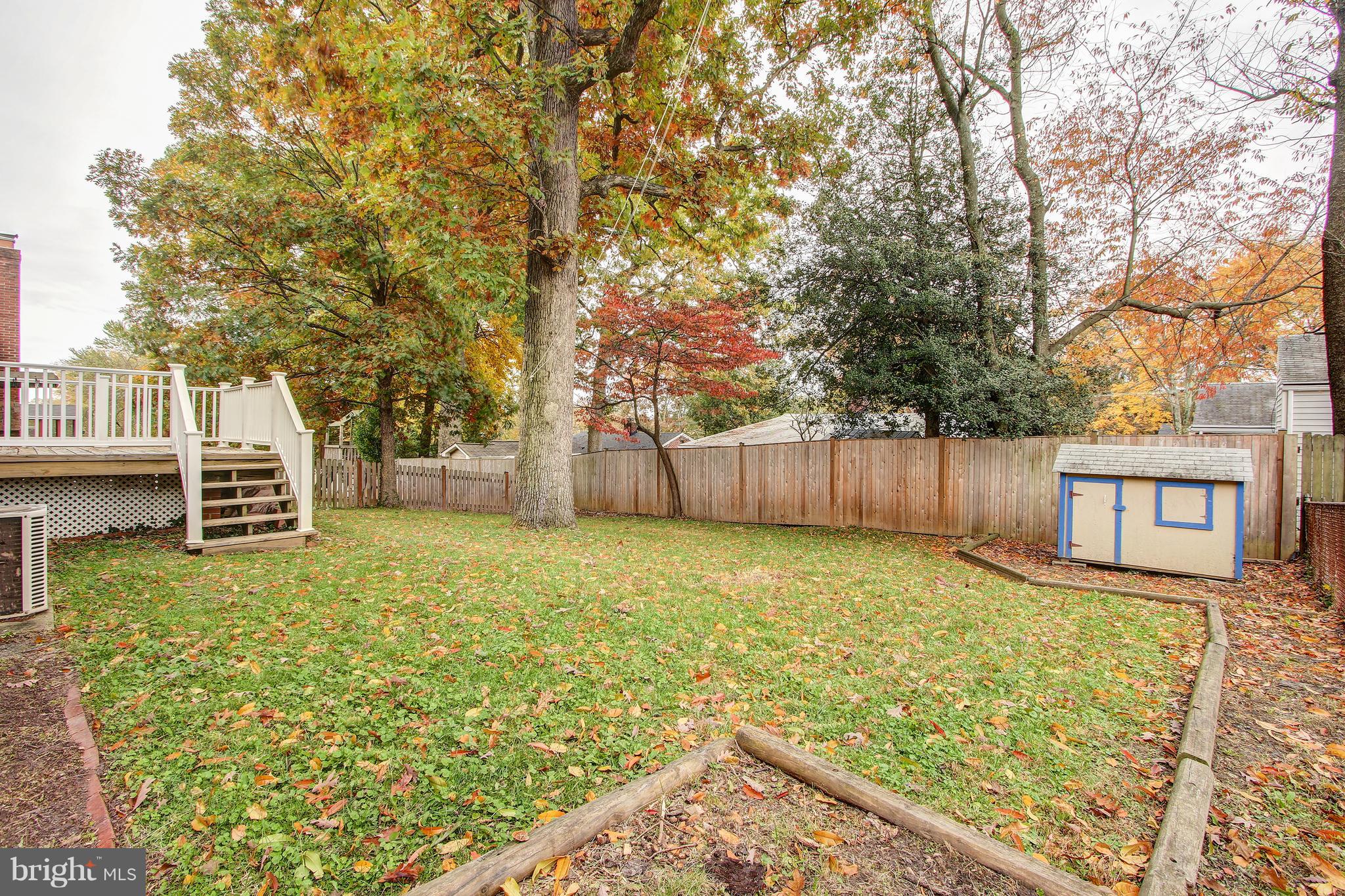 2420 Homestead Drive Silver Spring, MD 20902 - Photo 30 of 31 Fenced in flat back yard with shed