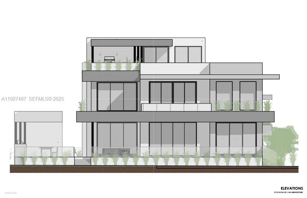 12735 Ixora Road North Miami, FL 33181 - Photo 18 of 21 a black and white photo of a balcony