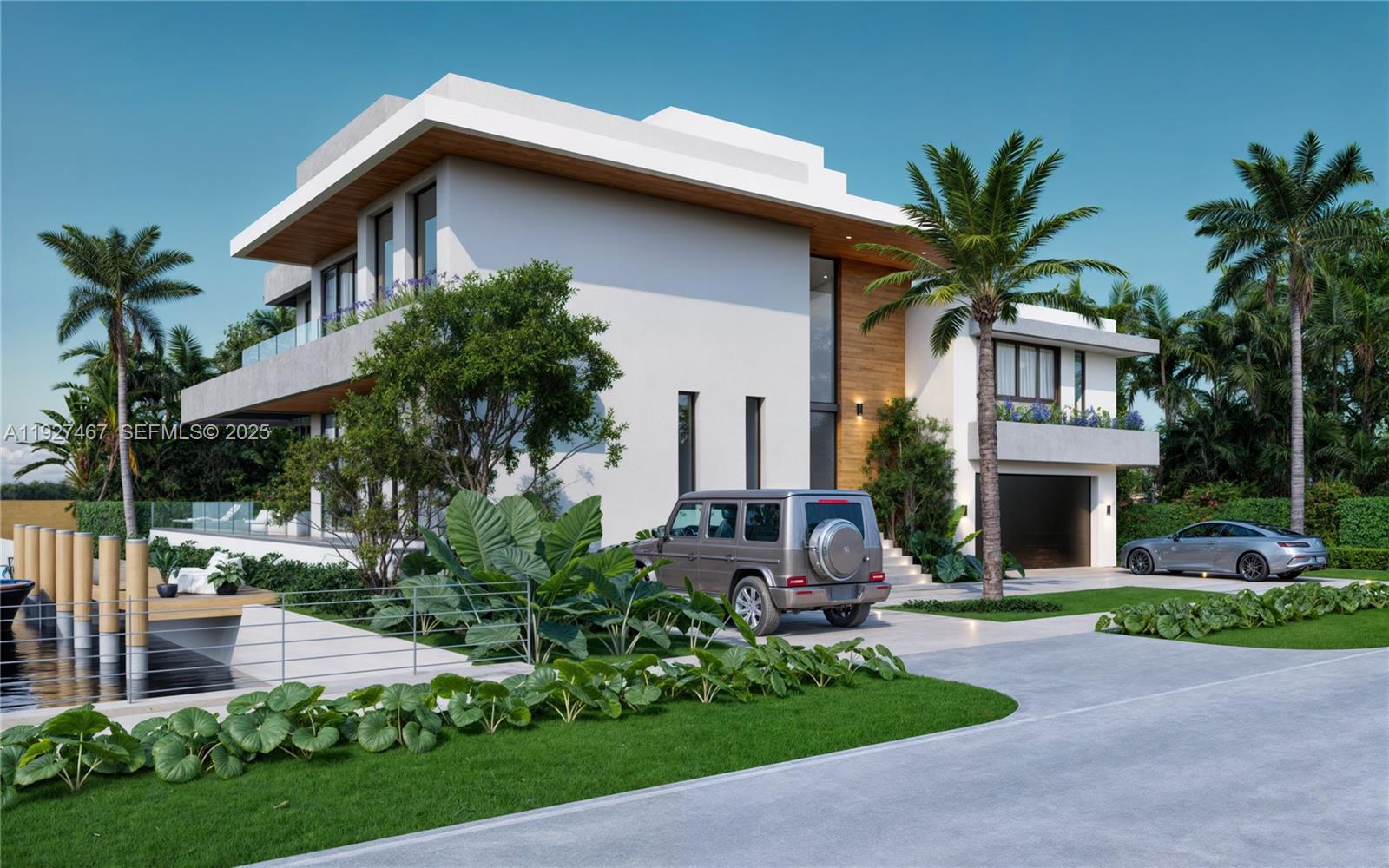 12735 Ixora Road North Miami, FL 33181 - Photo 4 of 21 a front view of house with yard and green space