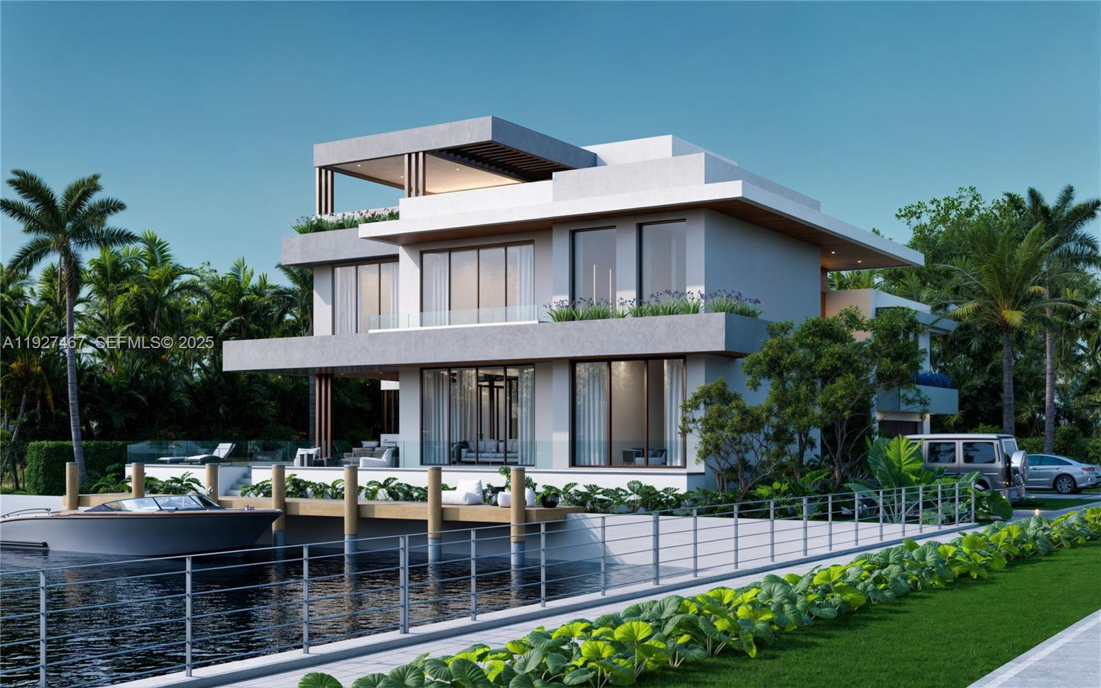 12735 Ixora Road North Miami, FL 33181 - Photo 6 of 21 a front view of house and yard with green space