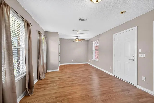 a view of a entryway of the house