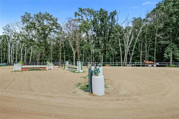 a view of outdoor space and deck