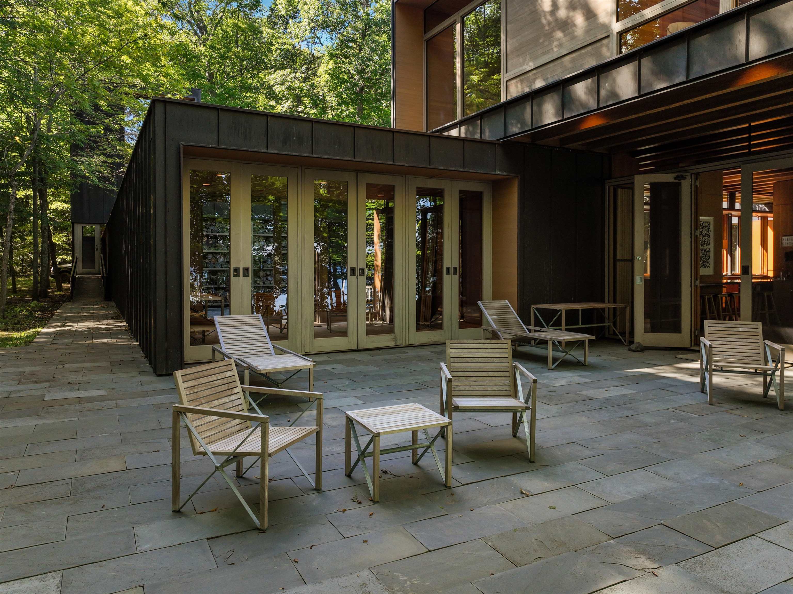 15773 Lake Shore Road Hayward, WI 54843 - Photo 3 of 41 View of patio featuring french doors
