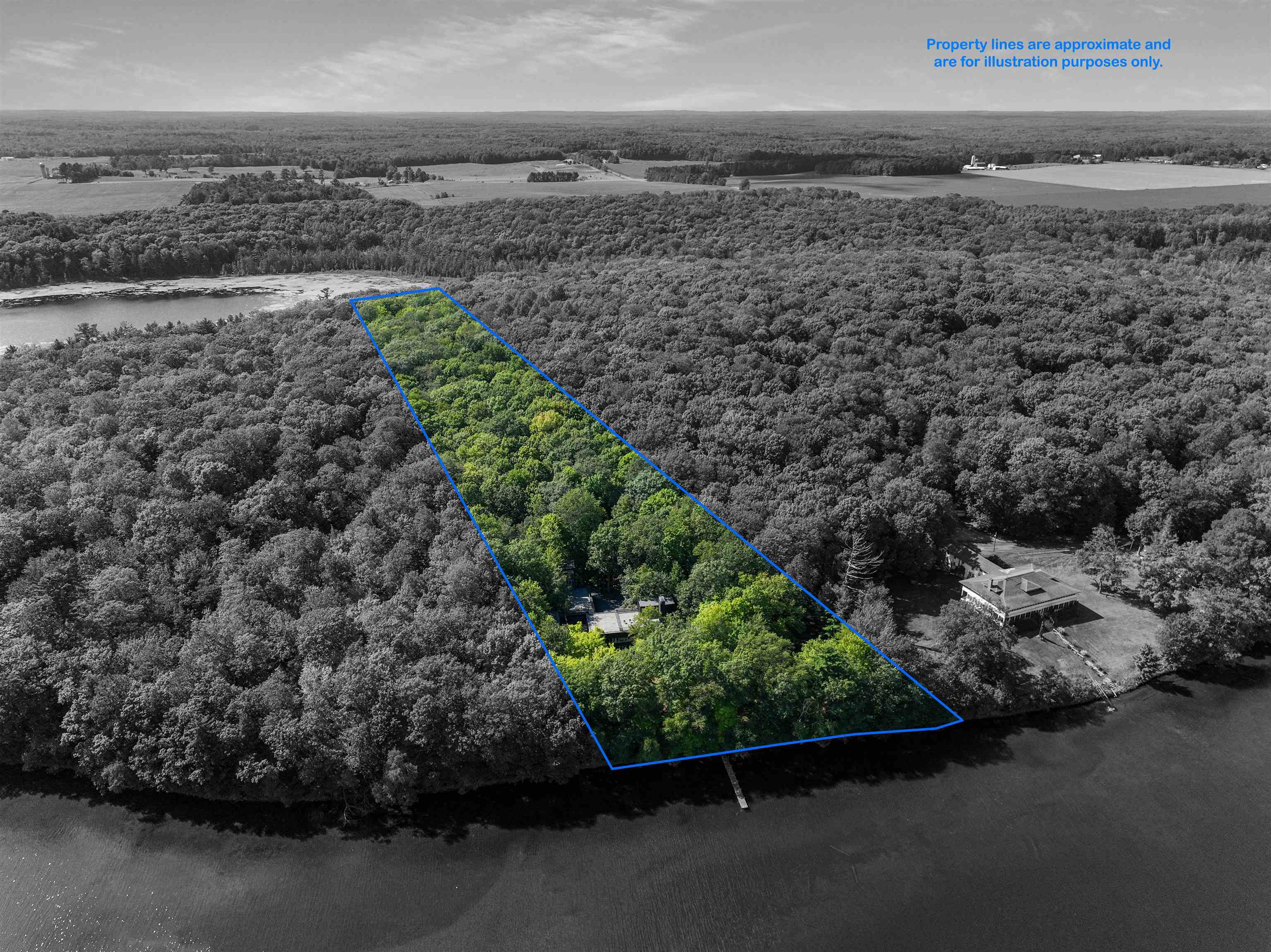 15773 Lake Shore Road Hayward, WI 54843 - Photo 4 of 41 Drone / aerial view