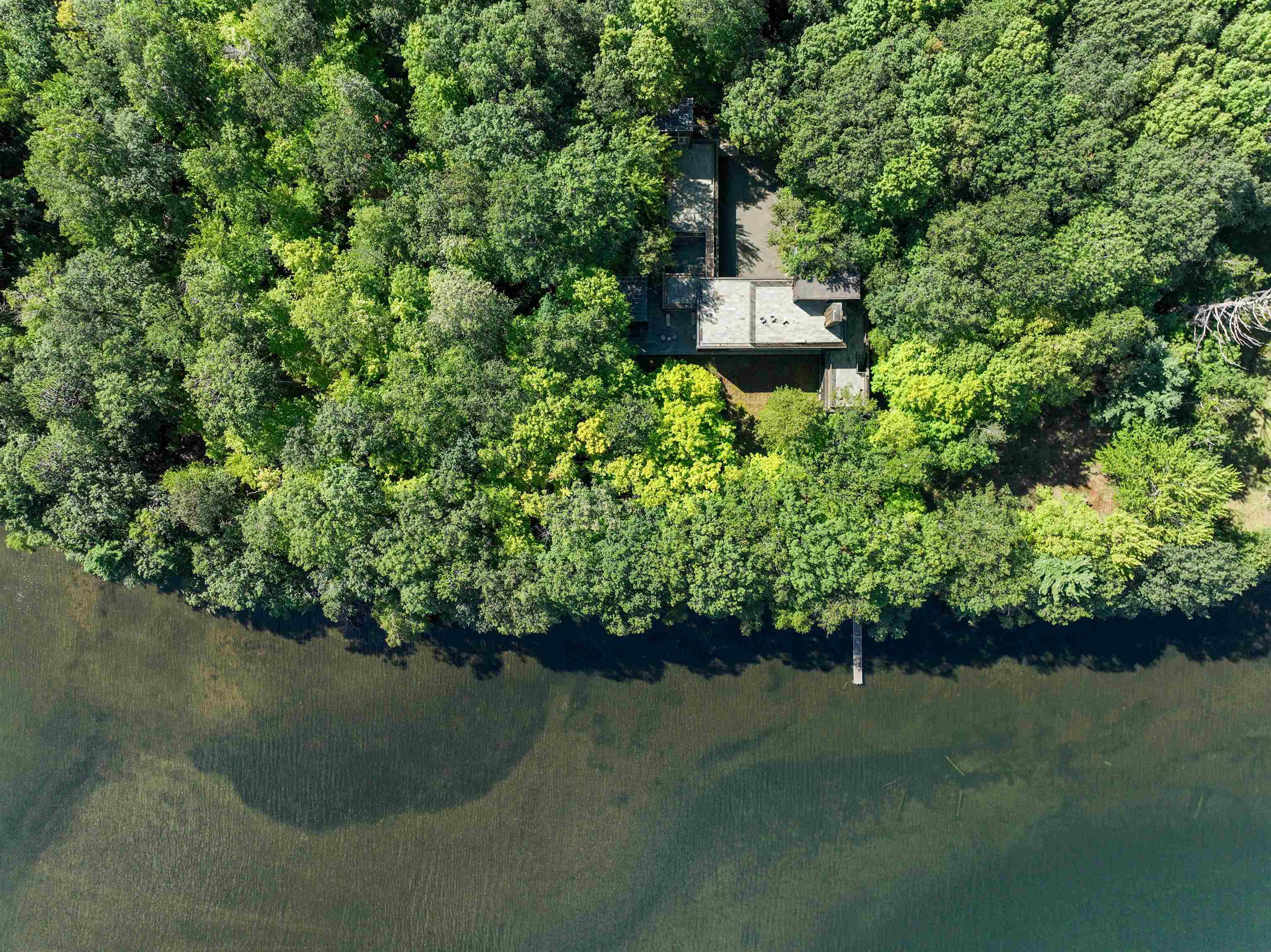 15773 Lake Shore Road Hayward, WI 54843 - Photo 5 of 41 Birds eye view of property featuring a water view