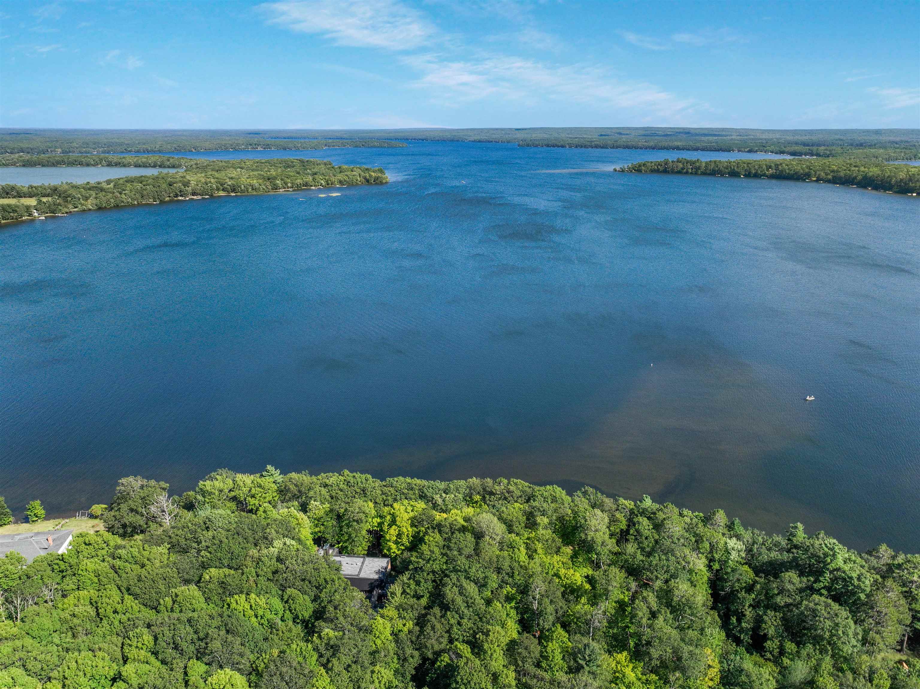 15773 Lake Shore Road Hayward, WI 54843 - Photo 6 of 41 Drone / aerial view featuring a water view