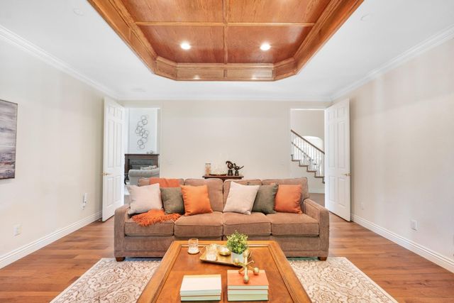 a bed room with a bed and a couch