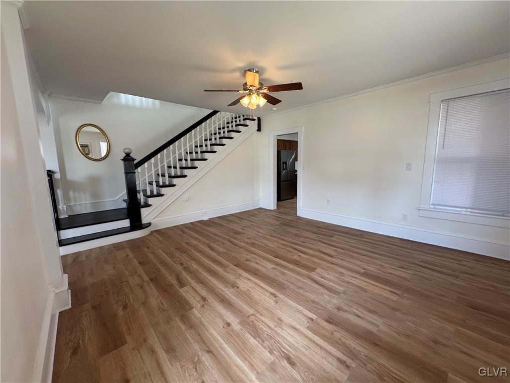 807 Chestnut Street, Unit 1 Coplay, PA 18037 - Photo 16 of 28 a view of empty room with wooden floor