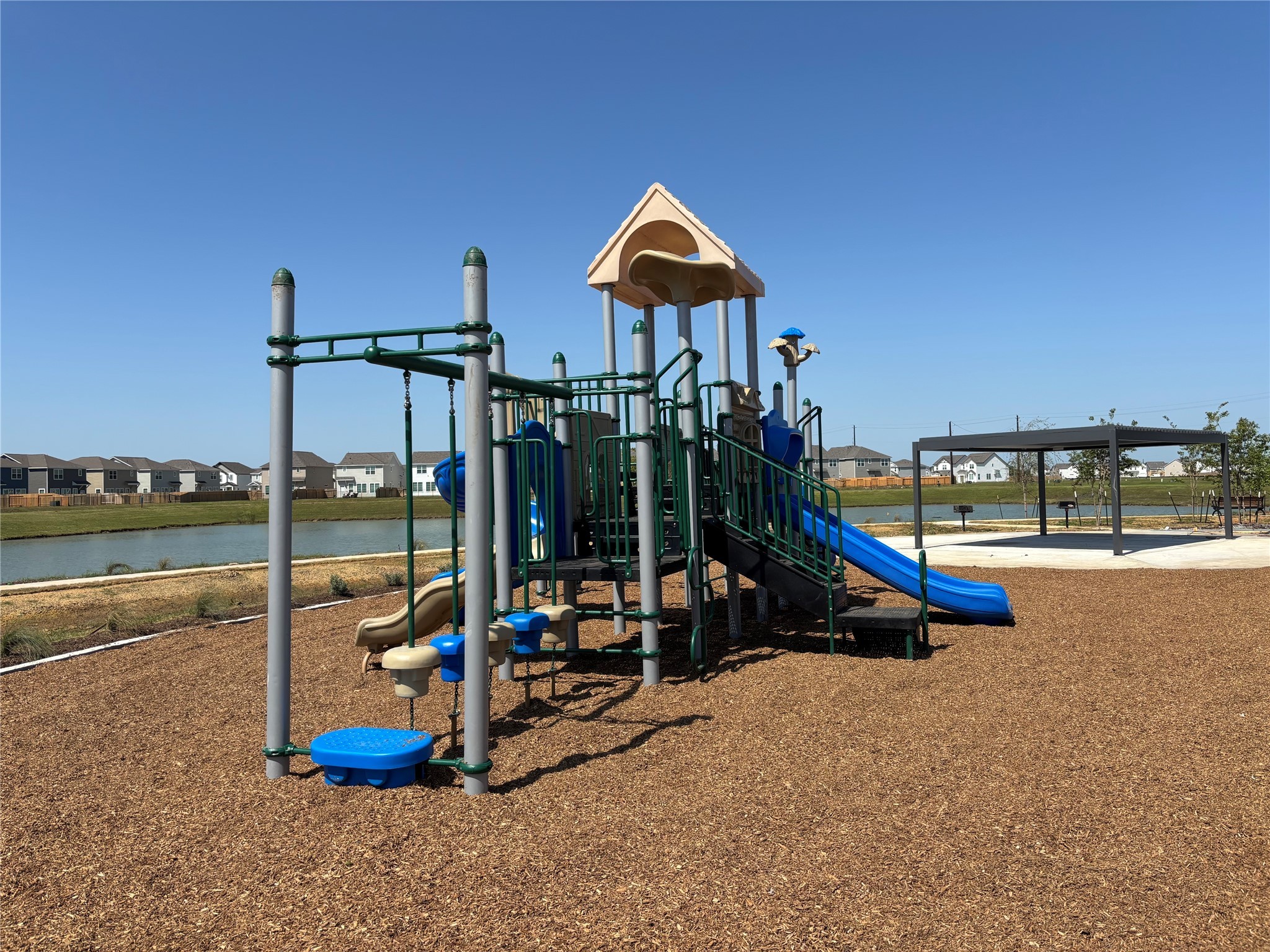 19422 Sparrow Trail Rosharon, TX 77583 - Photo 17 of 24 a view of a park with slide