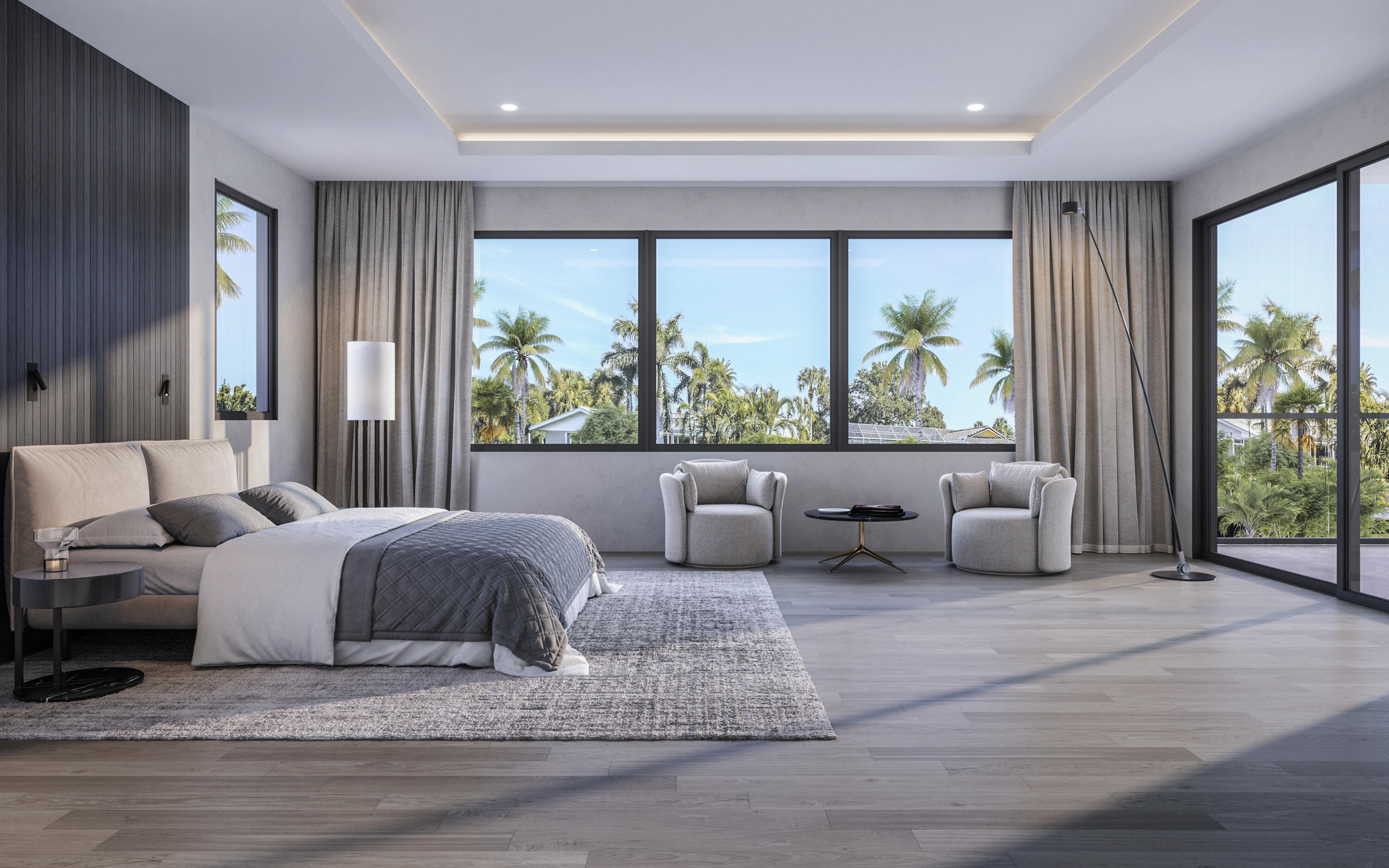 939 Eve Street Delray Beach, FL 33483 - Photo 4 of 5 a living room with furniture and a large window