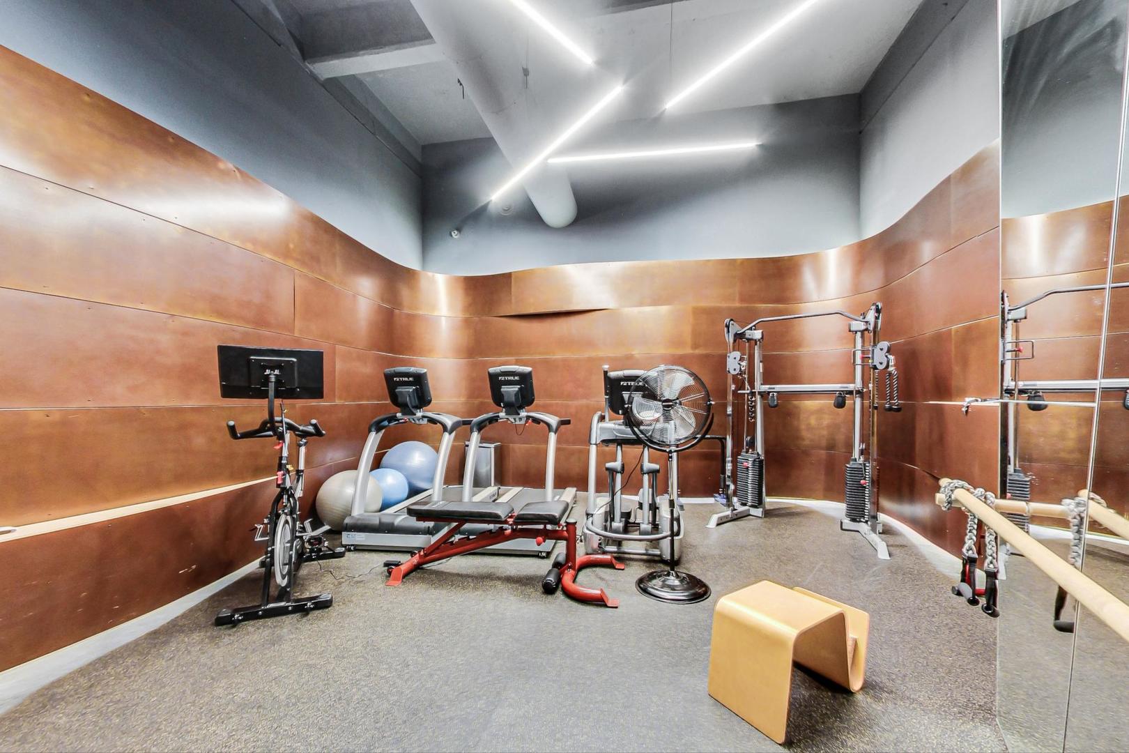 2000 South Michigan Avenue, Unit 107 Chicago, IL 60616 - Photo 25 of 30 a view of a room with gym equipment