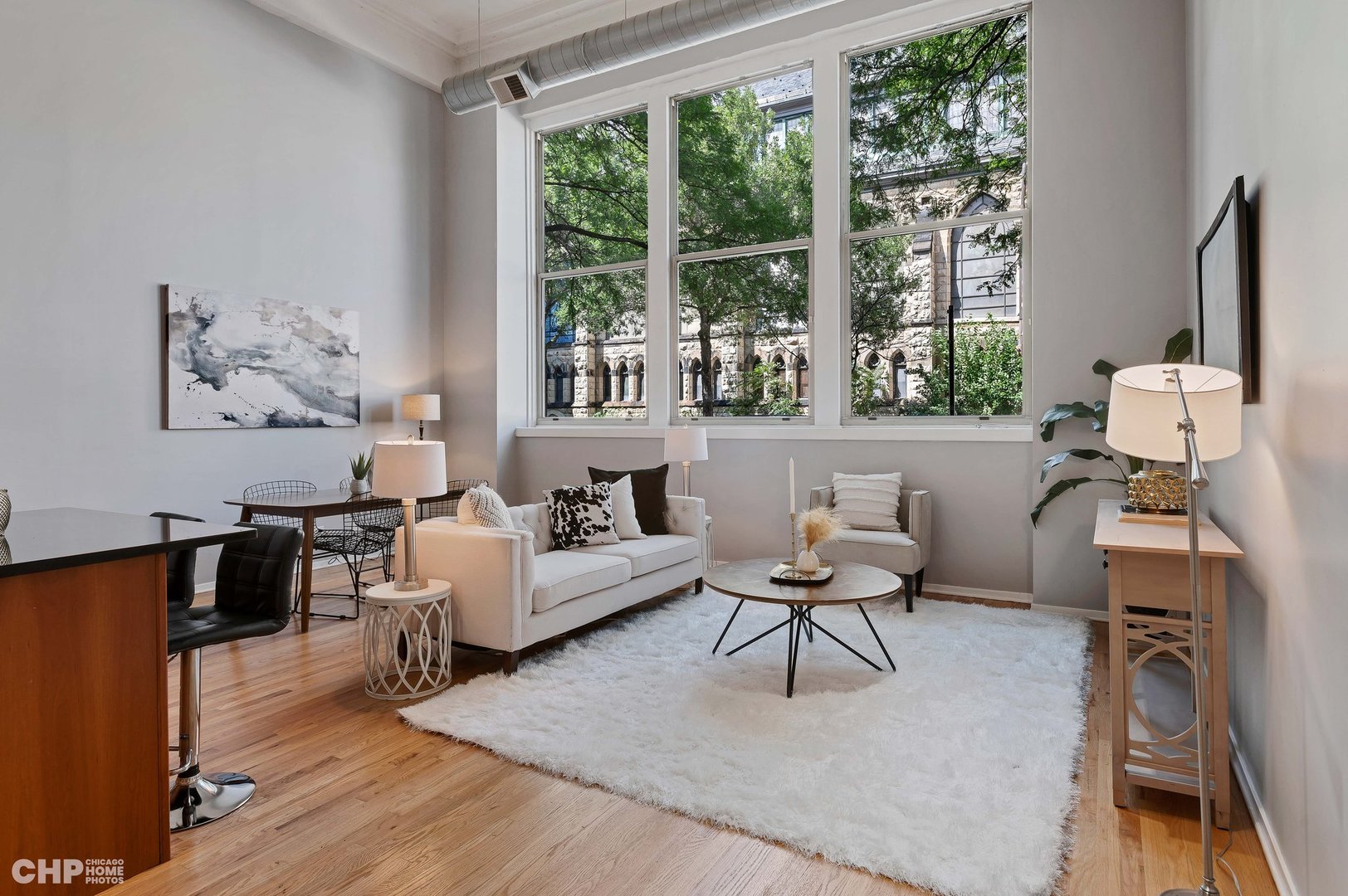 2000 South Michigan Avenue, Unit 107 Chicago, IL 60616 - Photo 4 of 30 a living room with furniture and a window