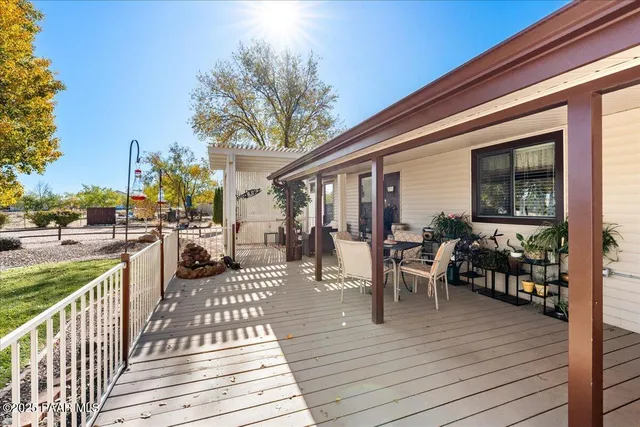 a outdoor space with furniture