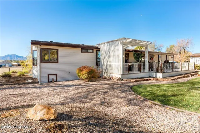 a view of a lake with an outdoor space