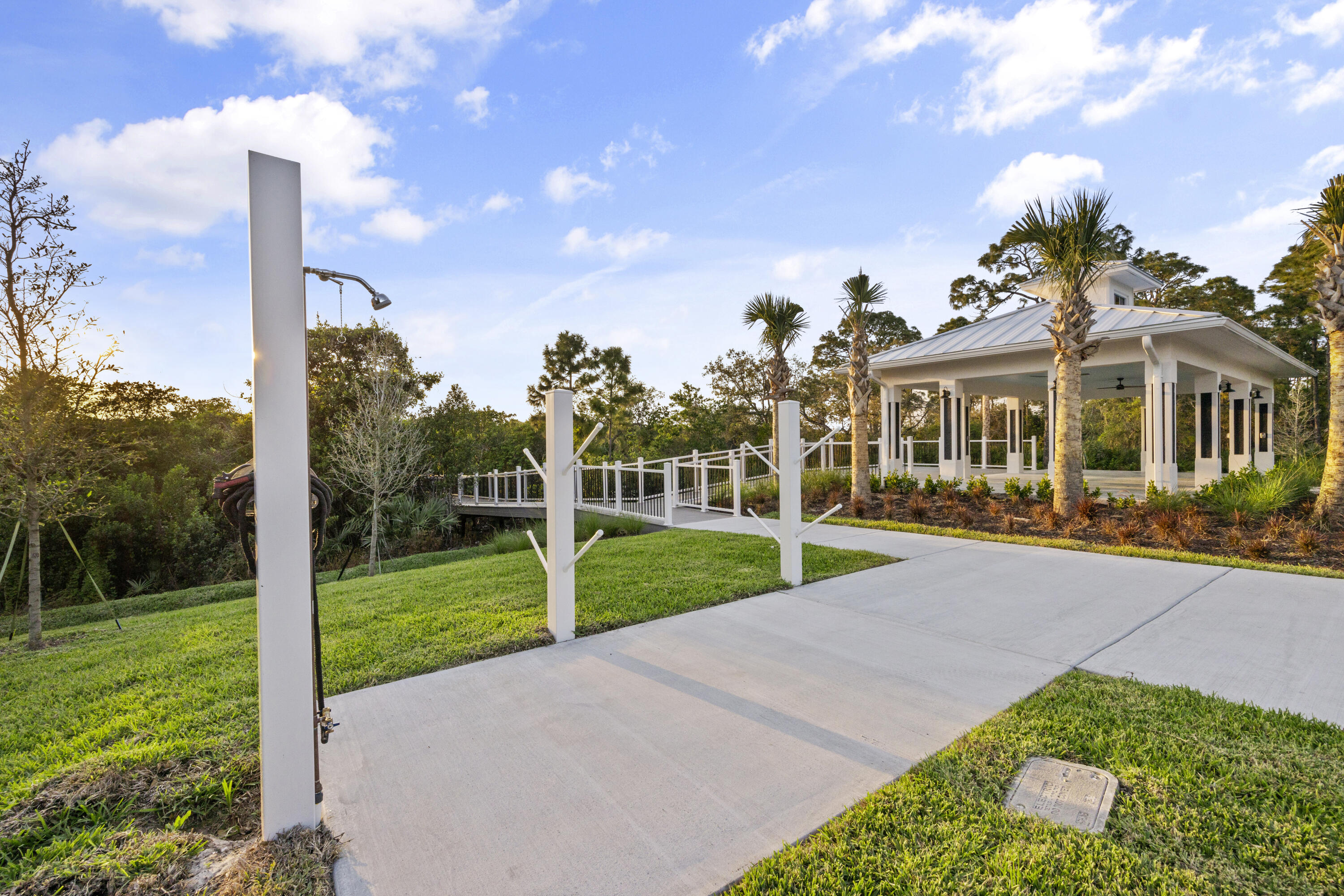 4852 Southwest Millbrook Lane Stuart, FL 34997 - Photo 27 of 37 Community Gazebo and Dock