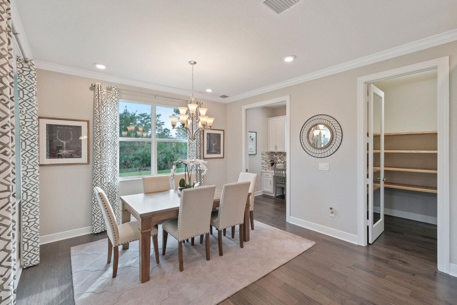 4852 Southwest Millbrook Lane Stuart, FL 34997 - Photo 9 of 37 Dining Room and Pocket Office