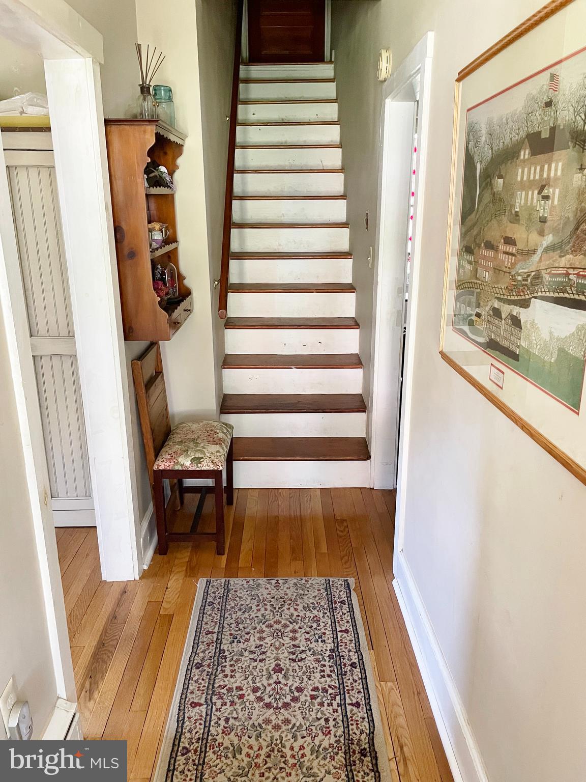 105 Pearl Street Rising Sun, MD 21911 - Photo 20 of 31 BACK HALLWAY STAIRWAY --CLOSED DOOR AT TOP