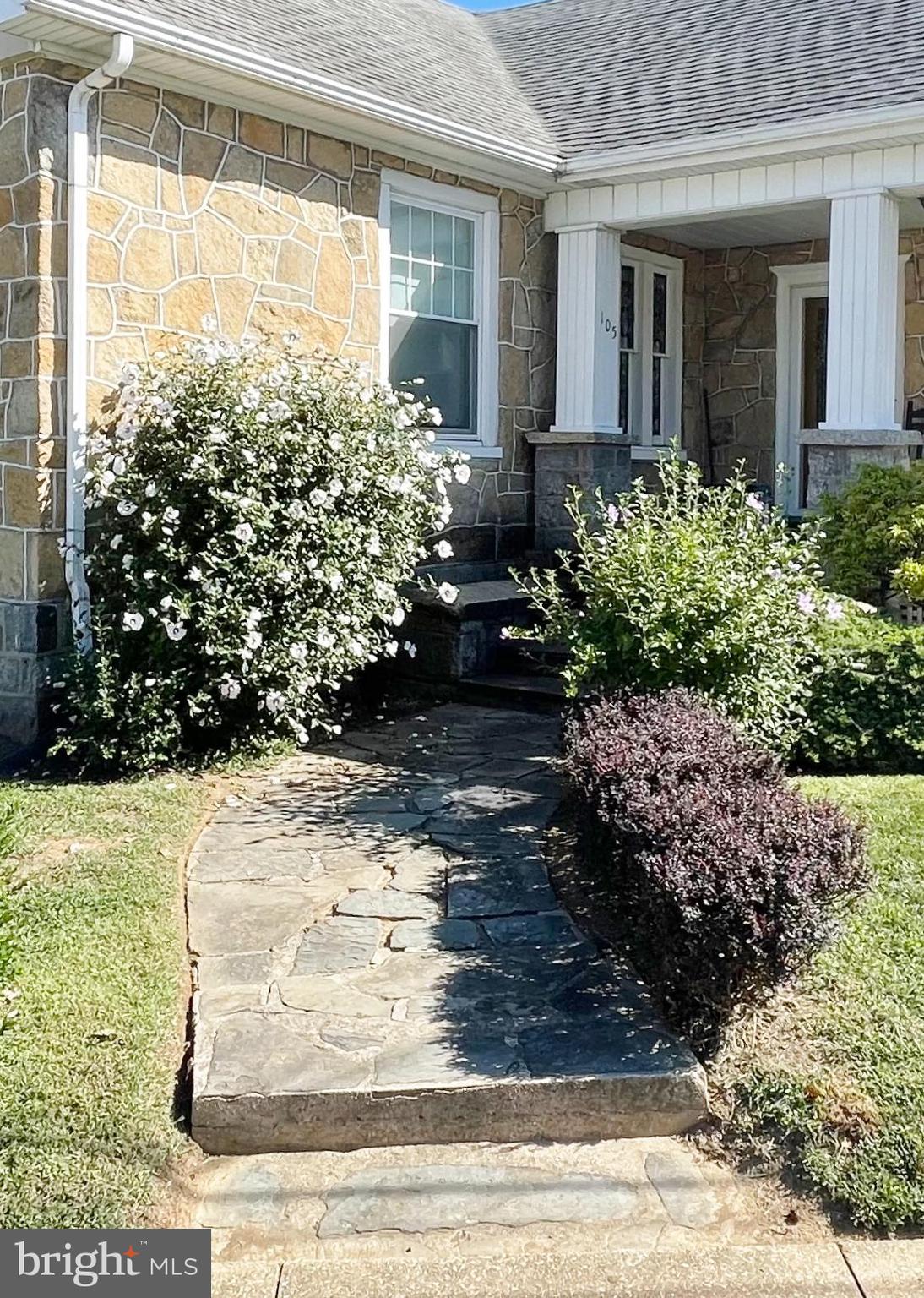 105 Pearl Street Rising Sun, MD 21911 - Photo 4 of 31 FALL SHRUBS IN BLOOM AT FRONT STONEWALKWAY