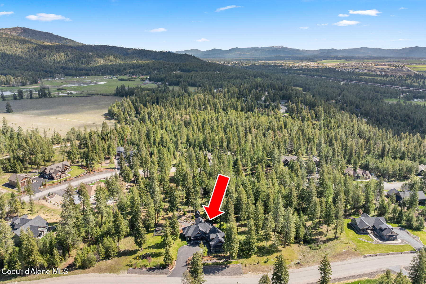 12495 North Walden Loop Rathdrum, ID 83858 - Photo 56 of 59 Aerial_12495NWaldenLoop-7_Arrow