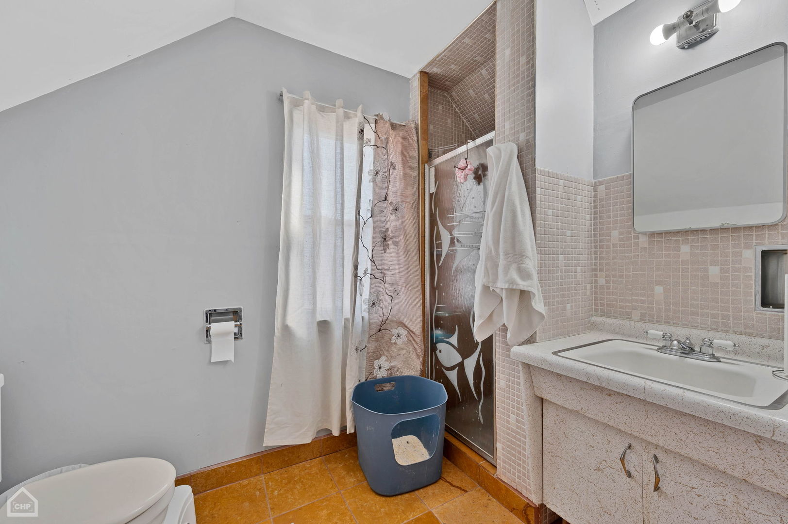 3736 West 70th Street Chicago, IL 60629 - Photo 15 of 21 a bathroom with a sink toilet and shower