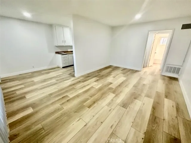 a view of empty room