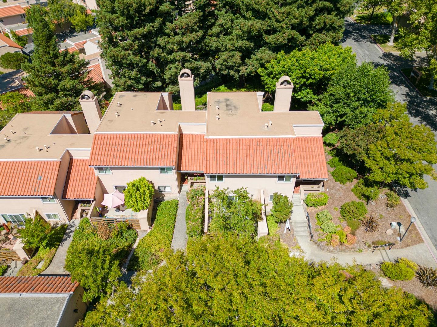 258 Paseo Bernal Moraga, CA 94556 - Photo 43 of 43 an aerial view of a house with swimming pool and garden