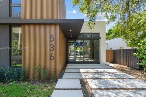 a view of a entryway door front of house