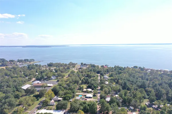 a view of a city and mountains