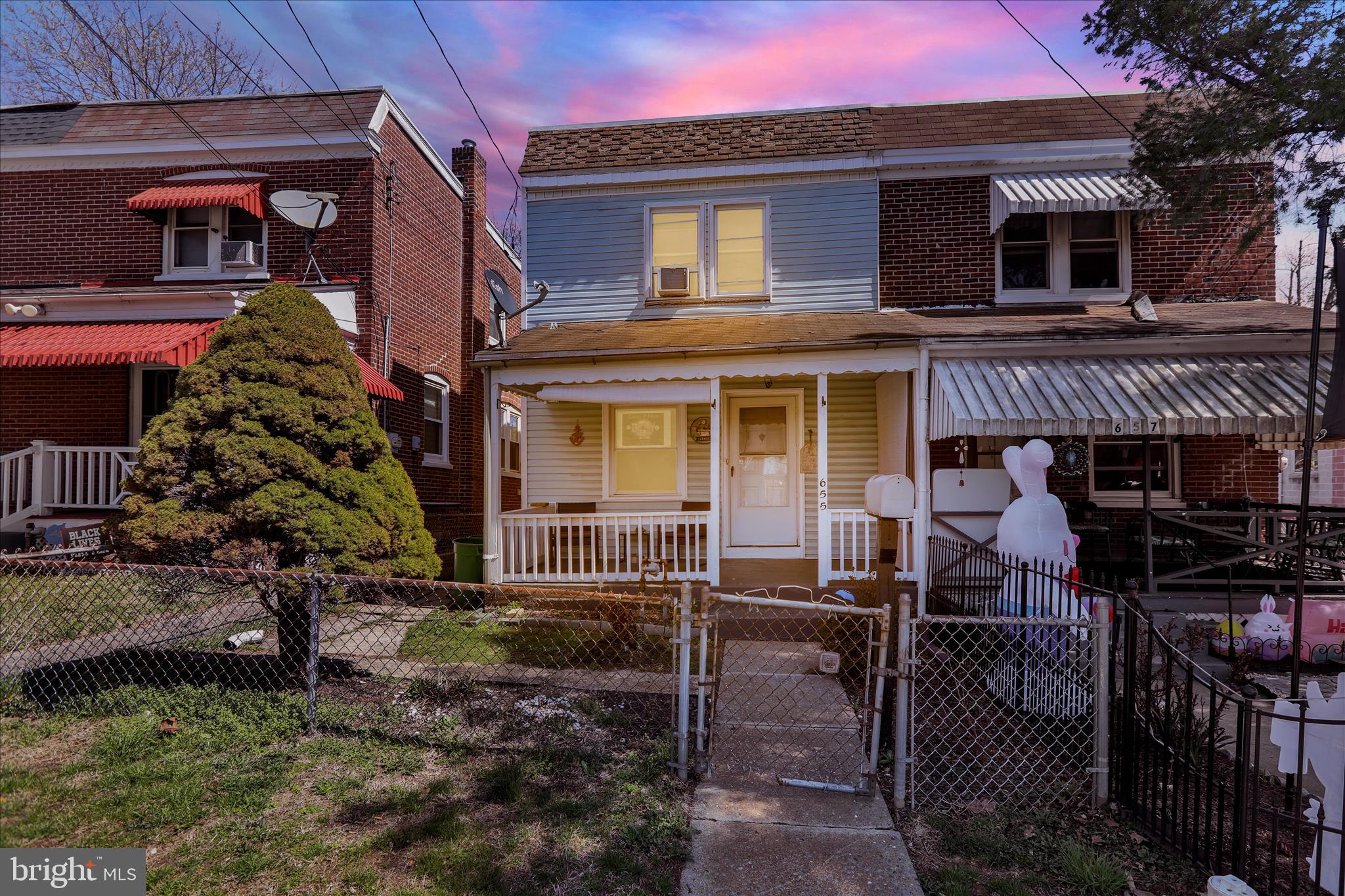 655 South Ann Street Lancaster, PA 17602 - Photo 18 of 18 a front view of a house with a porch