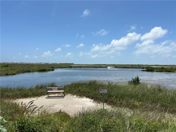 a view of a lake with outdoor space