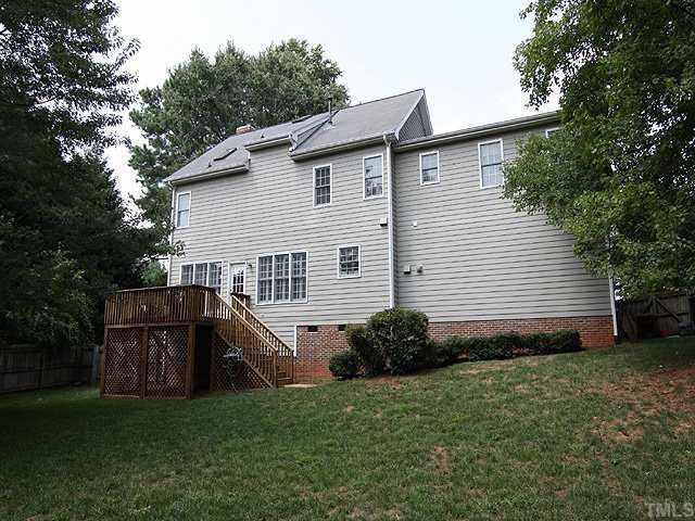 1909 Capers Court Raleigh, NC 27612 - Photo 15 of 15 View of backyard, and deck....great for entertaining. Back Yard