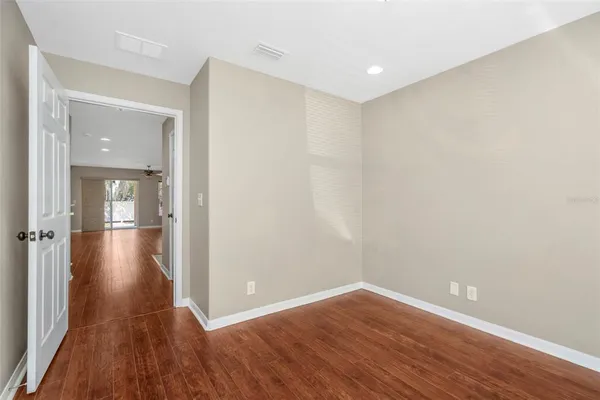 wooden floor in an empty room