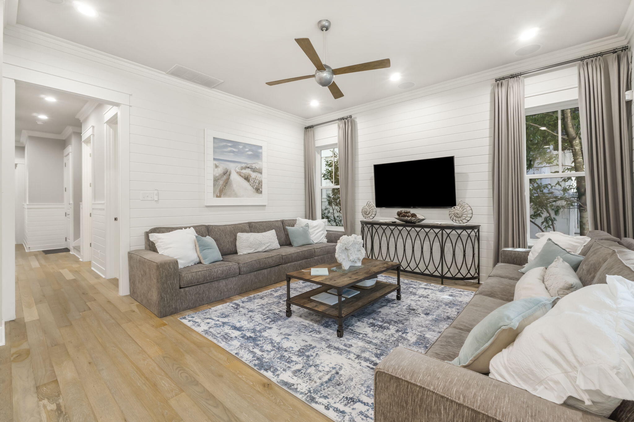 27 Anchor Rode Circle Santa Rosa Beach, FL 32459 - Photo 3 of 44 a living room with furniture and a flat screen tv